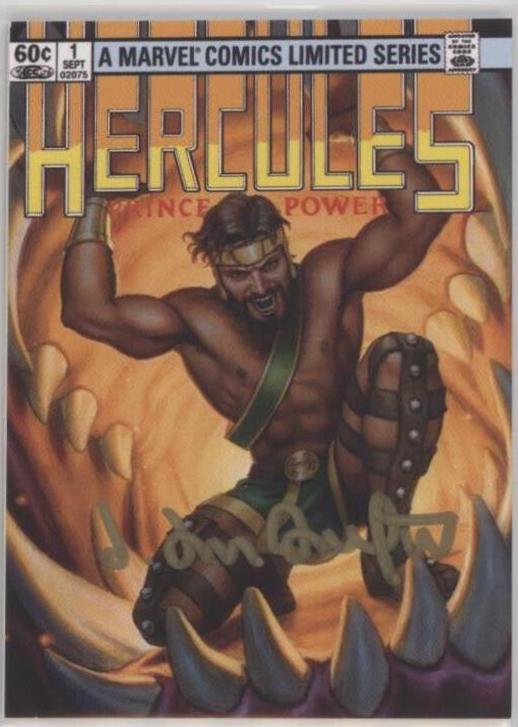 Hercules [Variant Cover Auto] #10 Marvel 2022 Masterpieces