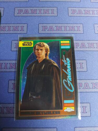 Anakin Skywalker [Kashyyyk Green Refractor] #GG-18 Star Wars 2024 Topps Chrome Galactic Gear