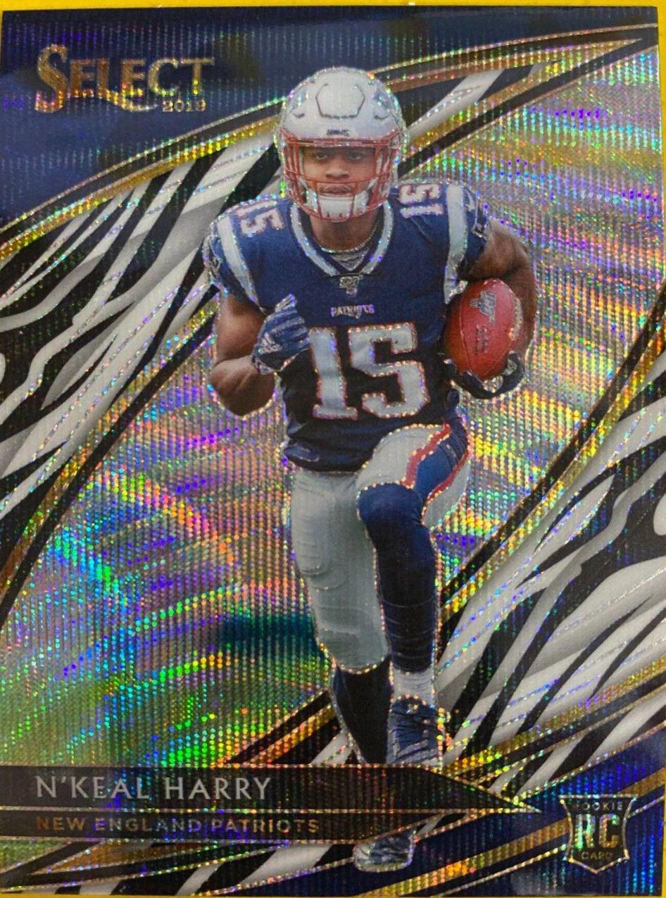 N'Keal Harry [Zebra Prizm] #277 Football Cards 2019 Panini Select