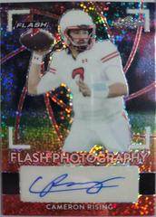 Cameron Rising [Metalized Sparkles Red] #FP-CR1 Football Cards 2022 Leaf Flash Photography Autographs Prices