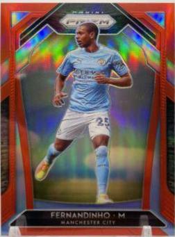 Fernandinho [Red Prizm] #103 Soccer Cards 2020 Panini Prizm Premier League