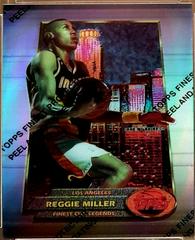 Reggie Miller [Refractor w/ Coating] #155 Basketball Cards 1994 Finest Prices