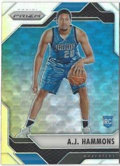 A. J. Hammons [Silver Prizm] #159 Basketball Cards 2016 Panini Prizm