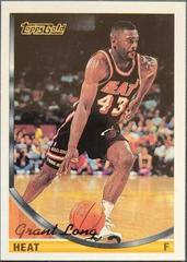 Grant Long #277 Basketball Cards 1993 Topps Gold Prices