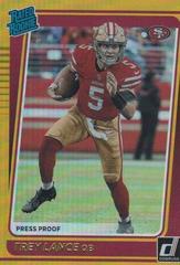 2021 Donruss TREY LANCE Rated Rookie #254 GOLD HOLO Premium Press selling Proof SGC 9.5