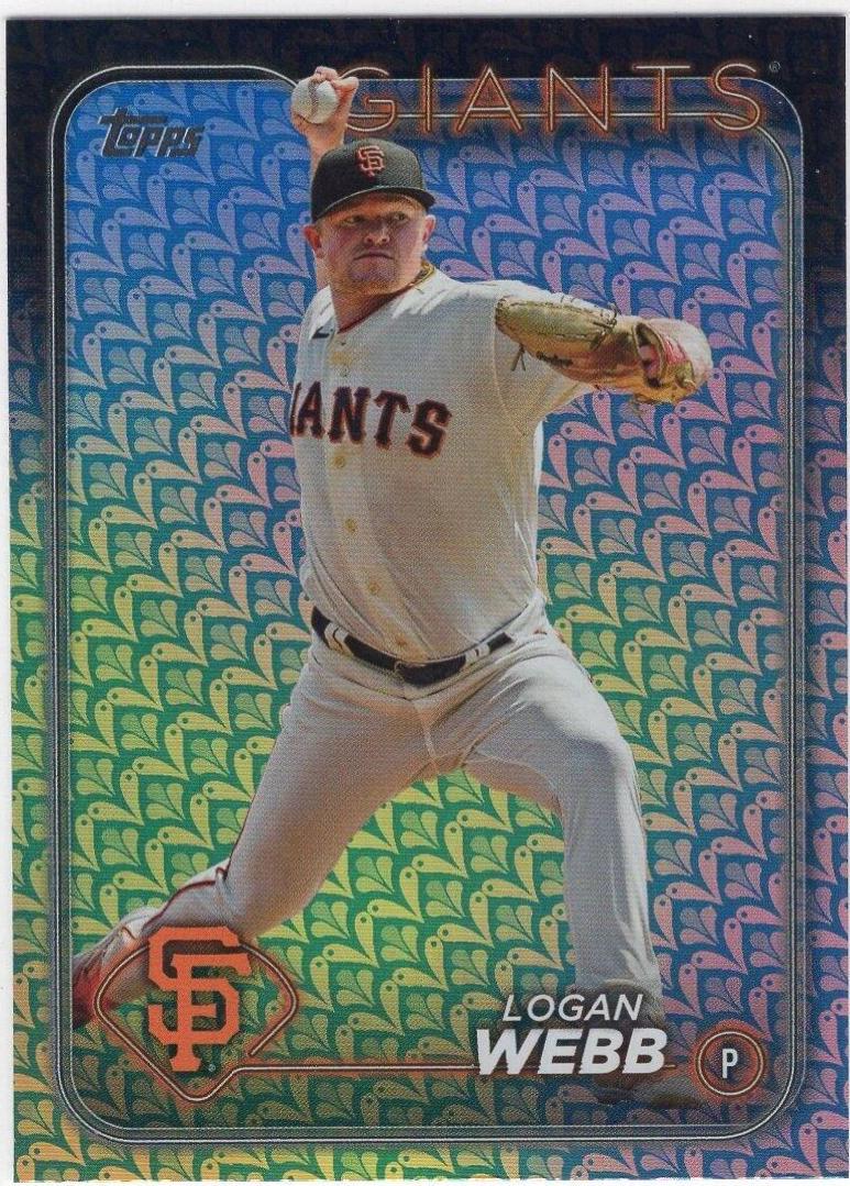 Logan Webb [Easter] 4 Prices 2024 Topps Holiday Baseball Cards