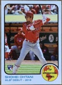 Shohei Ohtani #61 Baseball Cards 2018 Topps Throwback Thursday