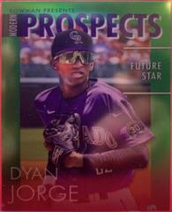 Dyan Jorge [Green] #MP-10 Baseball Cards 2023 Bowman Modern Prospects Prices