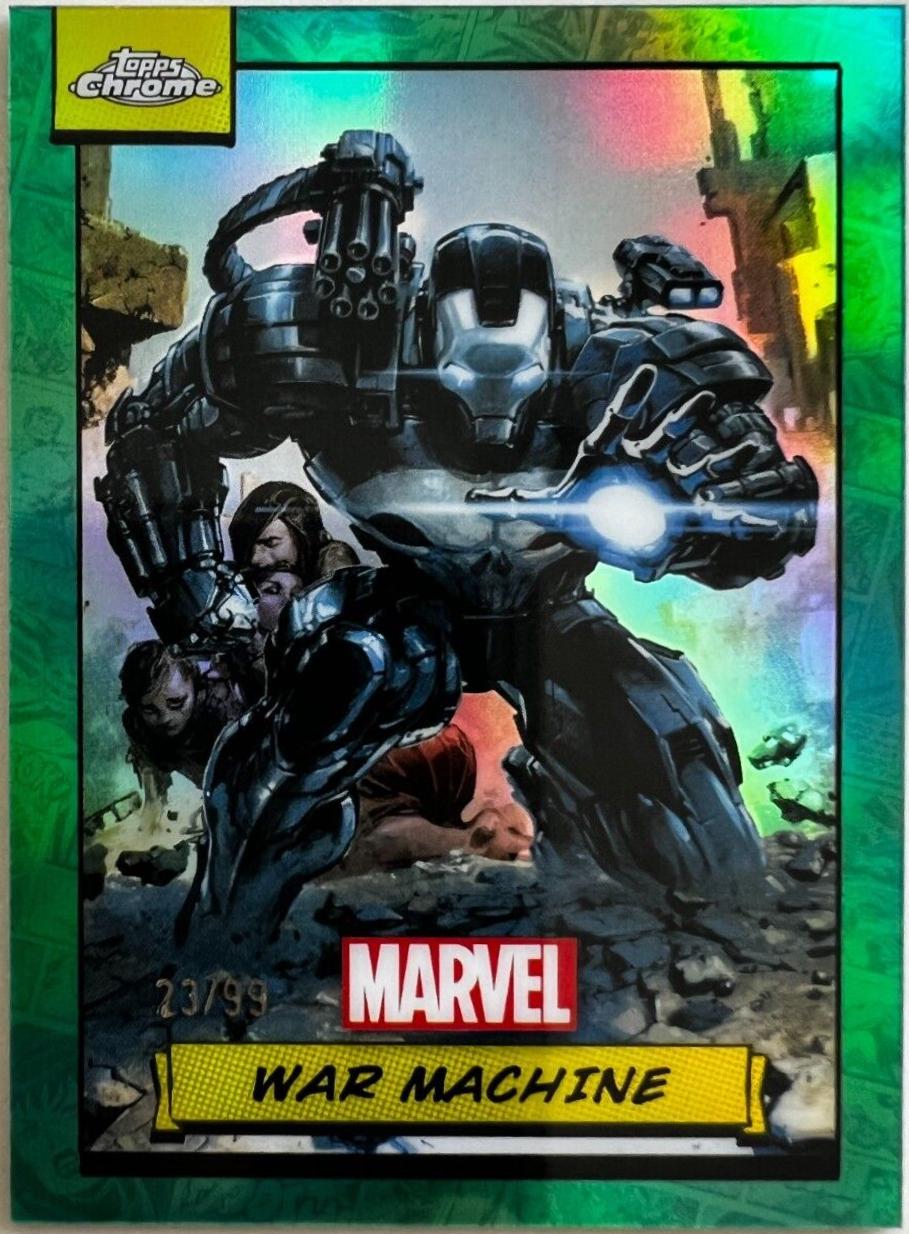 War Machine [Green Refractor] #100 Marvel 2024 Topps Chrome