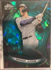 Aaron Judge [Green] #56 Baseball Cards 2022 Topps Chrome Black Prices