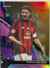 Paolo Maldini [Gold] #106 Soccer Cards 2021 Topps Finest UEFA Champions League Prices