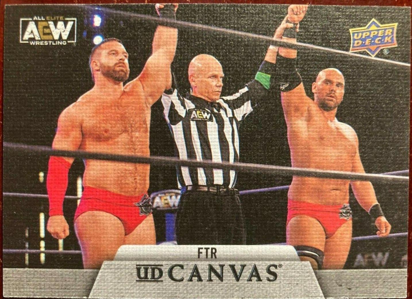 Dax Harwood, Cash Wheeler #C-23 Wrestling Cards 2021 Upper Deck AEW Canvas