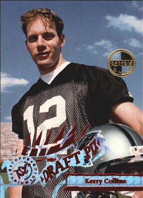 Kerry Collins [Members Only Diffraction] #D215 Football Cards 1995 Stadium Club