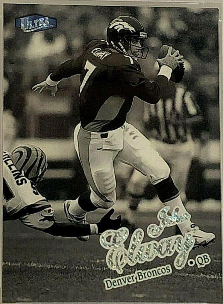 John Elway [Platinum Medallion] #134P Football Cards 1998 Ultra