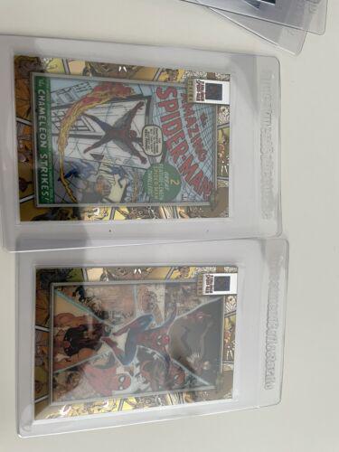 The Amazing Spider-man 1 #SG-4 Marvel 2024 Topps Chrome Spider-Man Gold