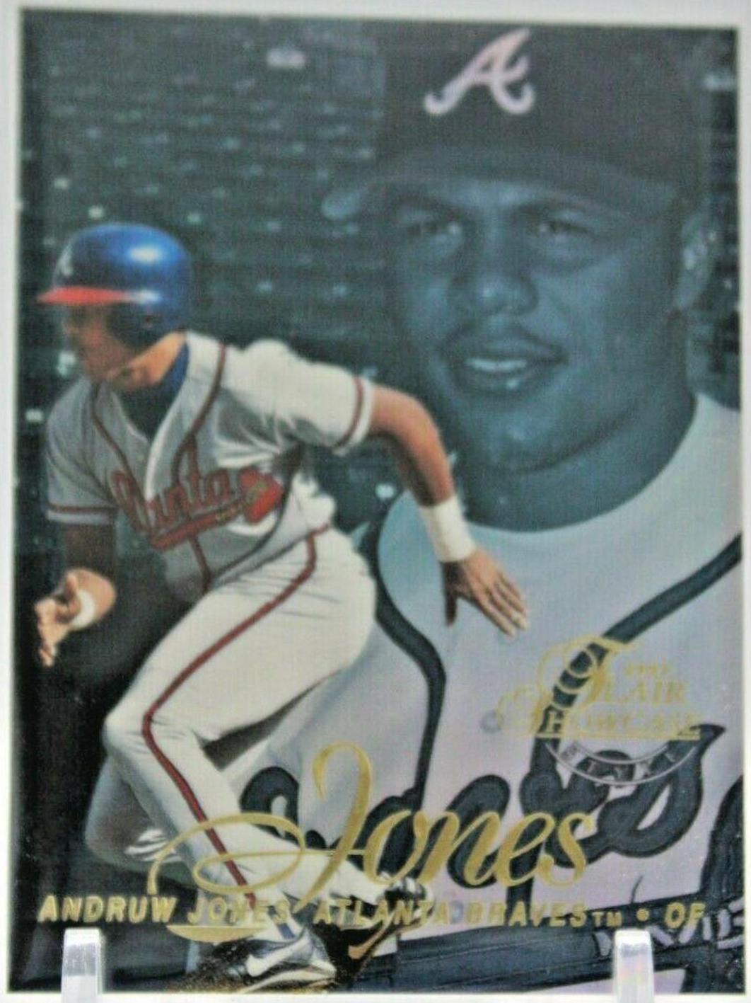 Andruw Jones [Row 2] #1 Baseball Cards 1997 Flair Showcase