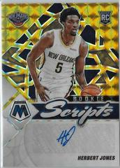 Herbert Jones #RS-HJO Basketball Cards 2021 Panini Mosaic Rookie Scripts Autographs Prices