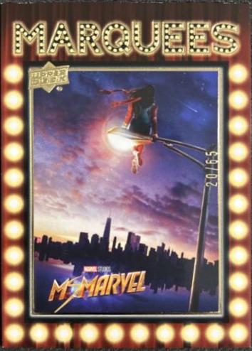 Ms Marvel #M-6 Marvel 2024 Upper Deck Studios Marquees