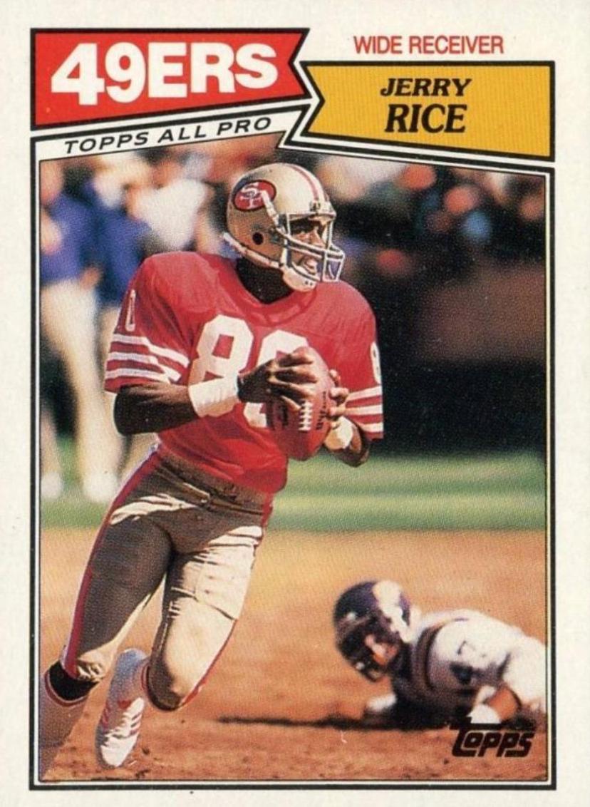 1987 topps Jerry Rice psa 9 deals