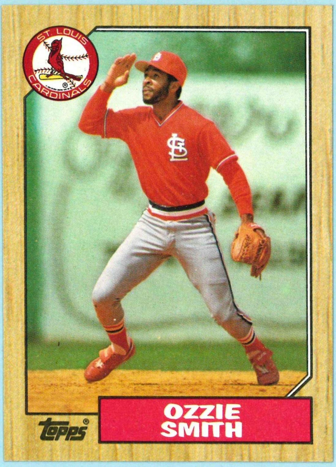 1987 topps ozzie smith all star best sale