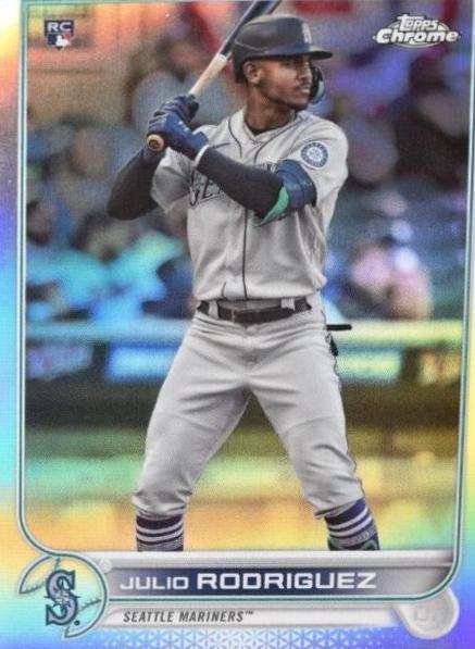 Julio Rodriguez #222 Prices [Rookie] | 2022 Topps Chrome | Baseball Cards