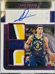 Chris Duarte [Pink] #RD-CDR Basketball Cards 2021 Panini One and One Rookie Dual Jersey Autographs Prices