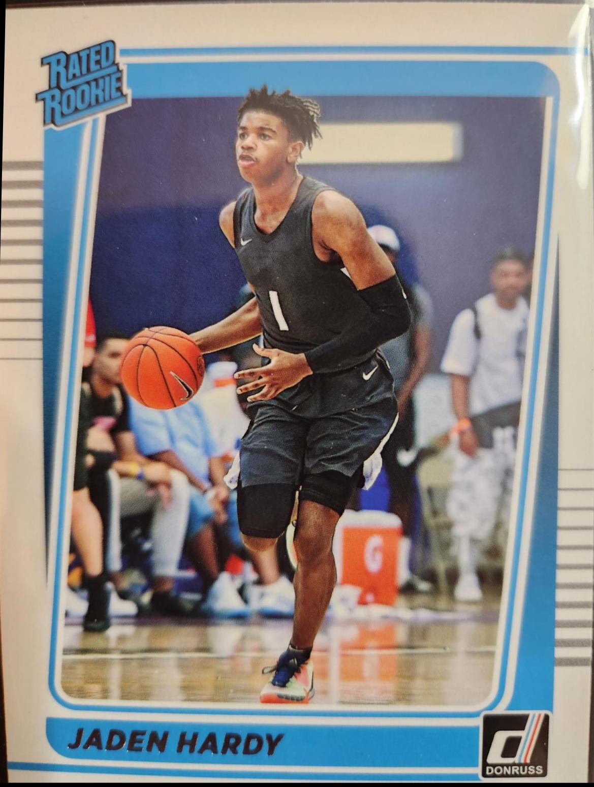 Jaden Hardy #11 Basketball Cards 2022 Panini Chronicles Draft Picks Donruss Rated Rookies