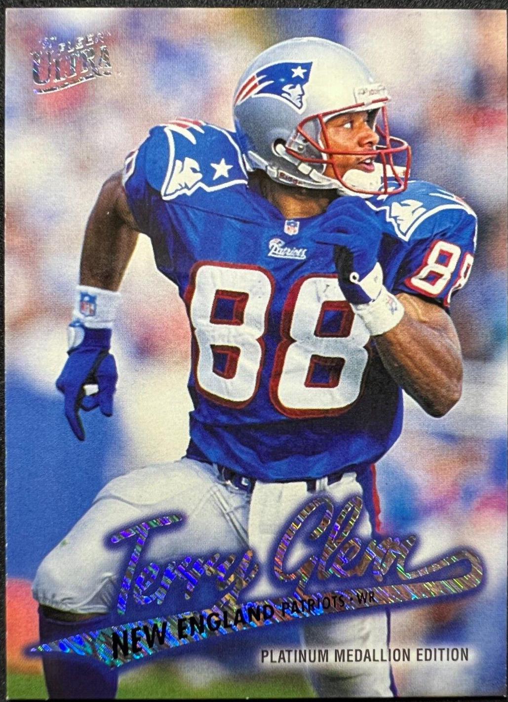 Terry Glenn [Platinum Medallion] #P125 Football Cards 1997 Ultra