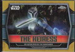 Bo-Katan Wields the Darksaber [Gold Refractor] #TH-5 Star Wars 2024 Topps Chrome The Heiress Prices