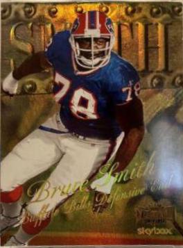 Bruce Smith [Precious Metal Gems] #16 Football Cards 1999 Metal Universe