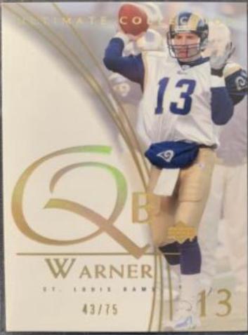 Kurt Warner [Gold] #13 Football Cards 2003 Ultimate Collection