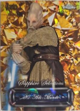 Ki-Adi-Mundi [Gold] #SS-13 Star Wars 2024 Topps Chrome Sapphire Selections