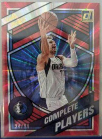 Luka Doncic [Red Laser] #16 Basketball Cards 2020 Donruss Complete Players