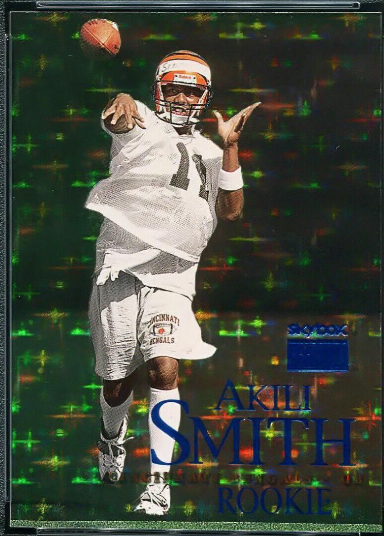 Akili Smith [Shining Star Rubies SP] #228 Football Cards 1999 Skybox Premium