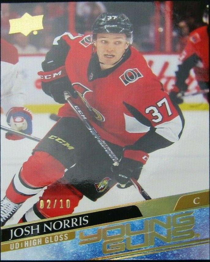 Josh Norris [High Gloss] #209 Prices | 2020 Upper Deck | Hockey Cards