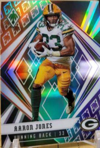 Aaron Jones [Color Burst] #20 Football Cards 2020 Panini Phoenix