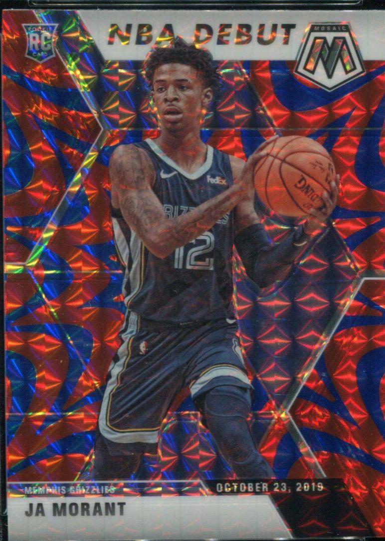 2019-20 Panini Mosaic - shops Reactive Blue #219 Ja Morant PSA 8