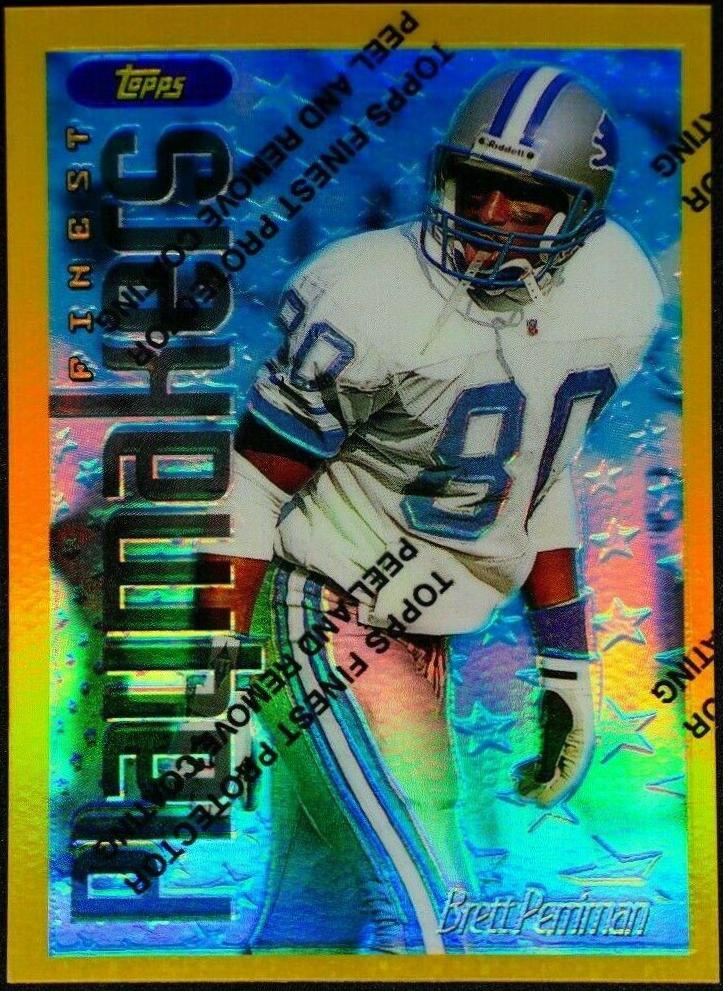 Brett Perriman [Refractor] #148 Football Cards 1996 Topps Finest