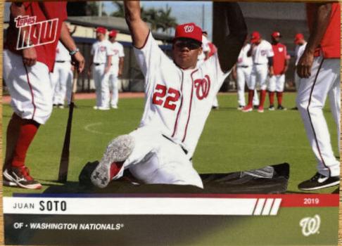 Juan Soto #OD297 Baseball Cards 2019 Topps Now Road to Opening Day