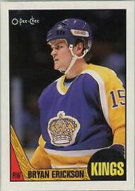 Bryan Erickson #130 Hockey Cards 1987 O-Pee-Chee