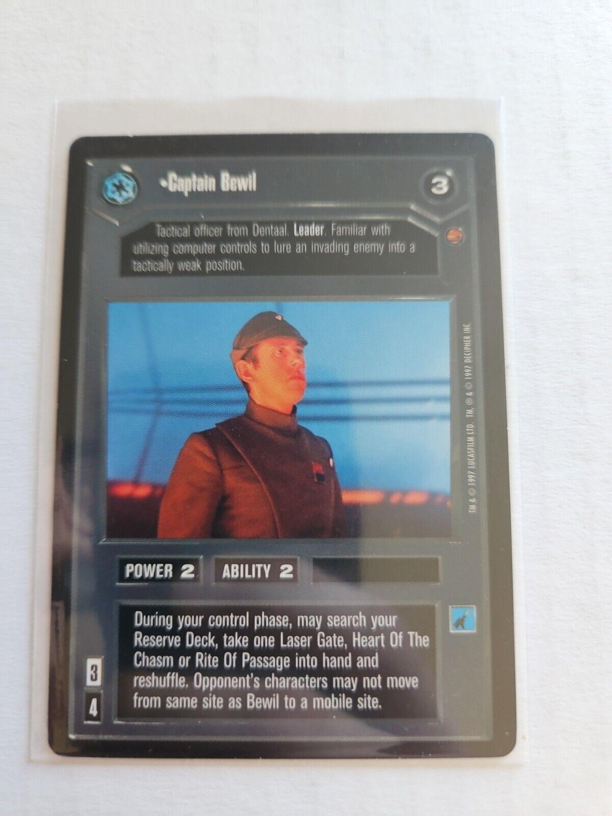 Captain Bewil [Limited] Star Wars CCG Cloud City