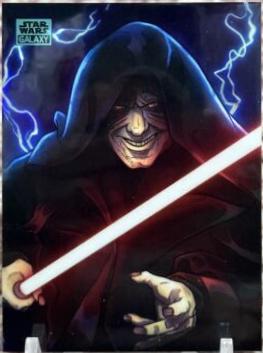 Darth Sidious [Aqua Refractor] #AS-2 Star Wars 2024 Topps Chrome Galaxy Art of the Sith