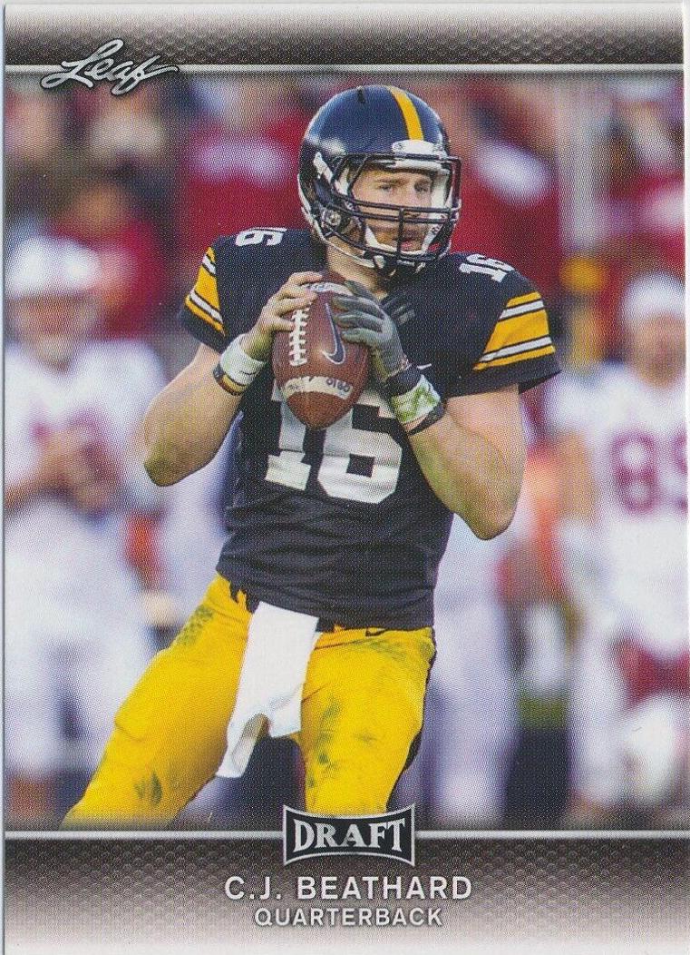 C.J. Beathard #8 Football Cards 2017 Leaf Draft