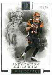 Andy Dalton #5 Football Cards 2016 Panini Impeccable Prices