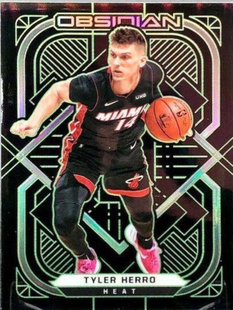 Tyler Herro #3 Basketball Cards 2020 Panini Obsidian