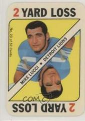 Mike Lucci #20 Football Cards 1971 Topps Game Cards Prices