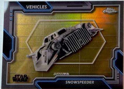 Snowspeeder #S-15 Star Wars 2024 Topps Chrome Starship Blueprint