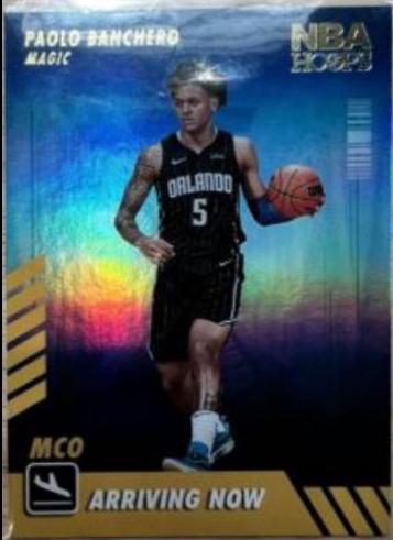 2022-23 Panini NBA Hoops #1 Paolo 2024 Banchero NOW PLAYING ROOKIE HOLO SP MAGIC RC