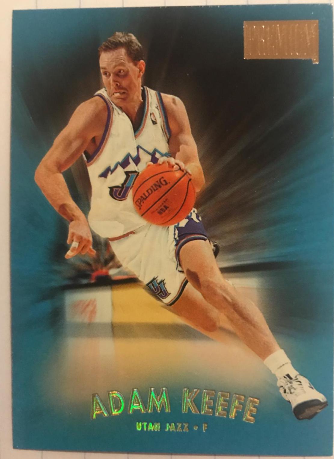 Adam Keefe #174 Basketball Cards 1997 Skybox Premium