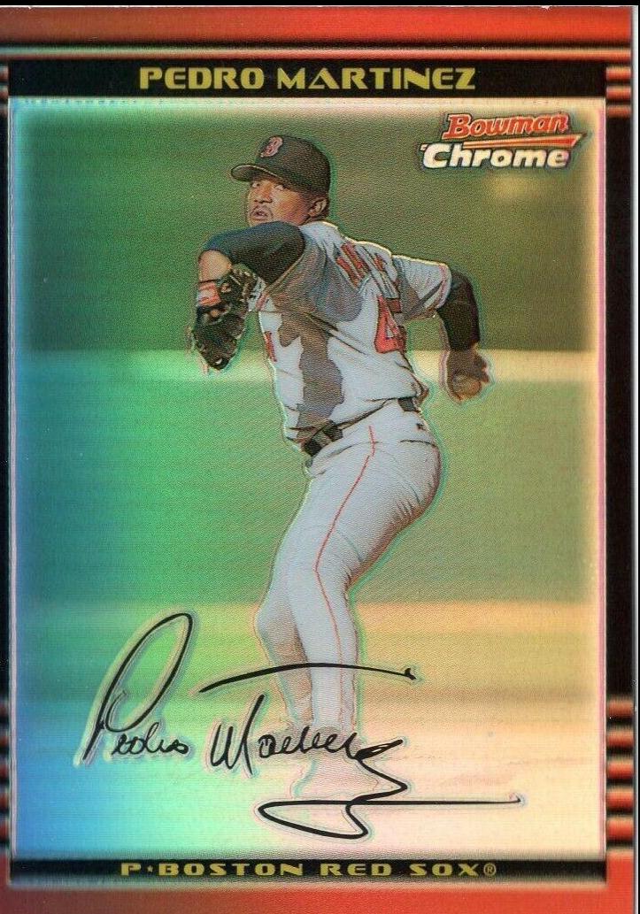 Pedro Martinez [Refractor] #101 Baseball Cards 2002 Bowman Chrome